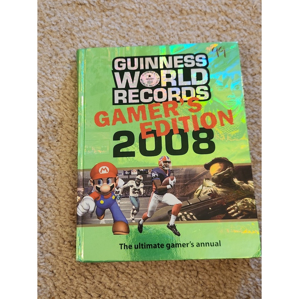 Guinness World Records Gamer's Edition 2008 2008 by Dan Whitehead Hardback Book
